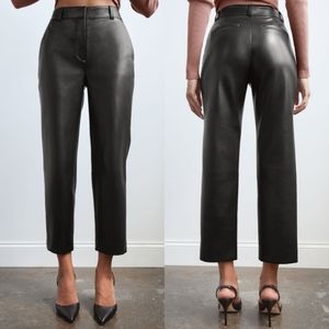 Aritzia Babaton Command Cropped Faux Leather Pant